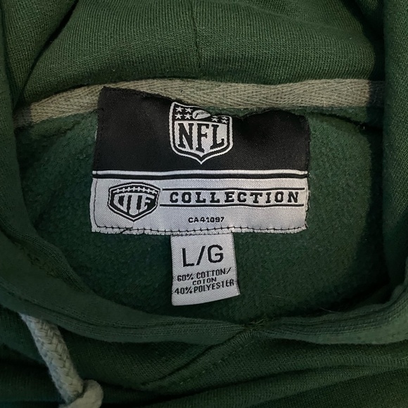 Green Bay Packers Green Hoodie Mens Size Large - Picture 3 of 3